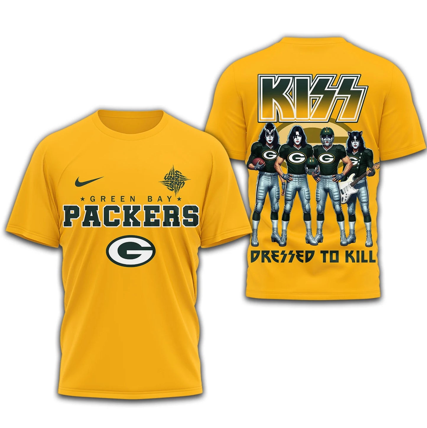 LIMITED EDITION - NEW CUSTOMIZED NFL08 GBP GREEN BAY PACKERS T-SHIRT | MULTIPLE COLORS AVAILABLE