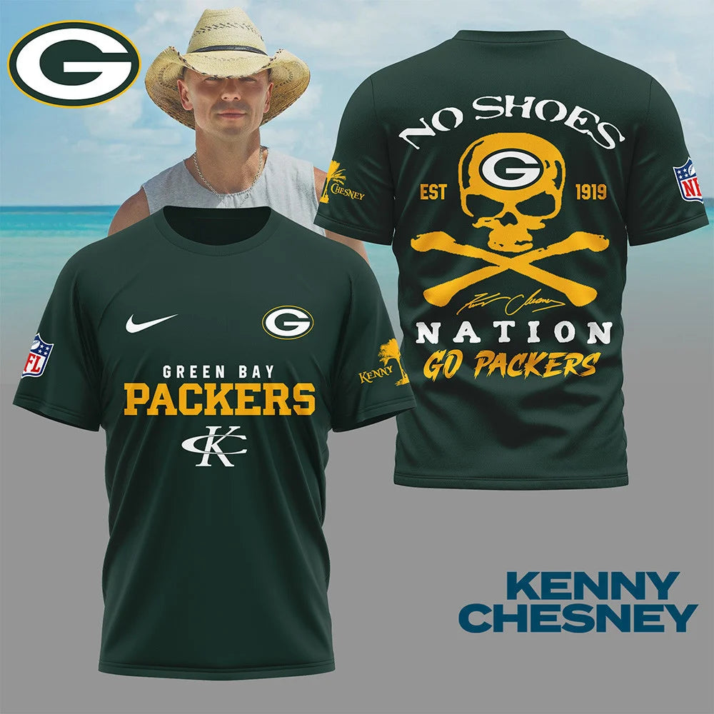 LIMITED EDITION - NEW CUSTOMIZED NFL08 GBP GREEN BAY PACKERS T-SHIRT | MULTIPLE COLORS AVAILABLE
