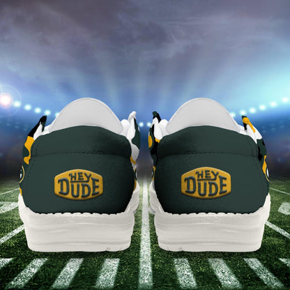 LIMITED EDITION - NEW CUSTOMIZED NFL08 GBP GREEN BAY PACKERS LOAFER SHOES