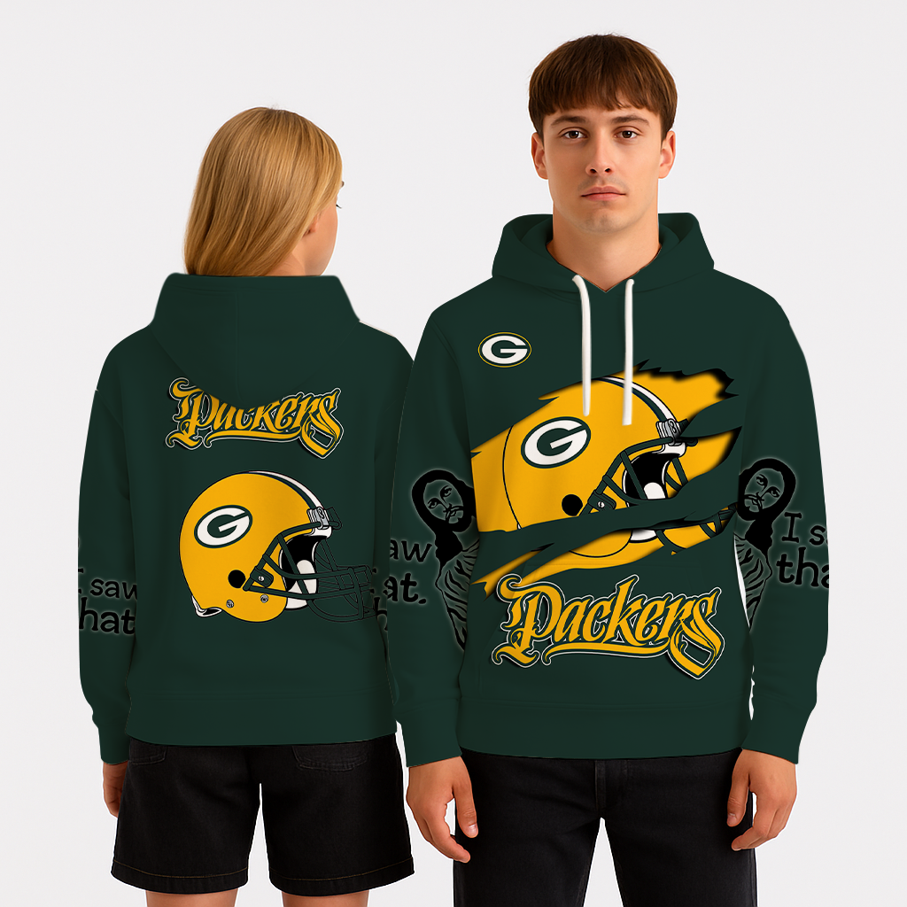 LIMITED EDITION - NEW CUSTOMIZED NFL08 GBP GREEN BAY PACKERS UNISEX T-SHIRT, POLO, HOODIE & JACKETS