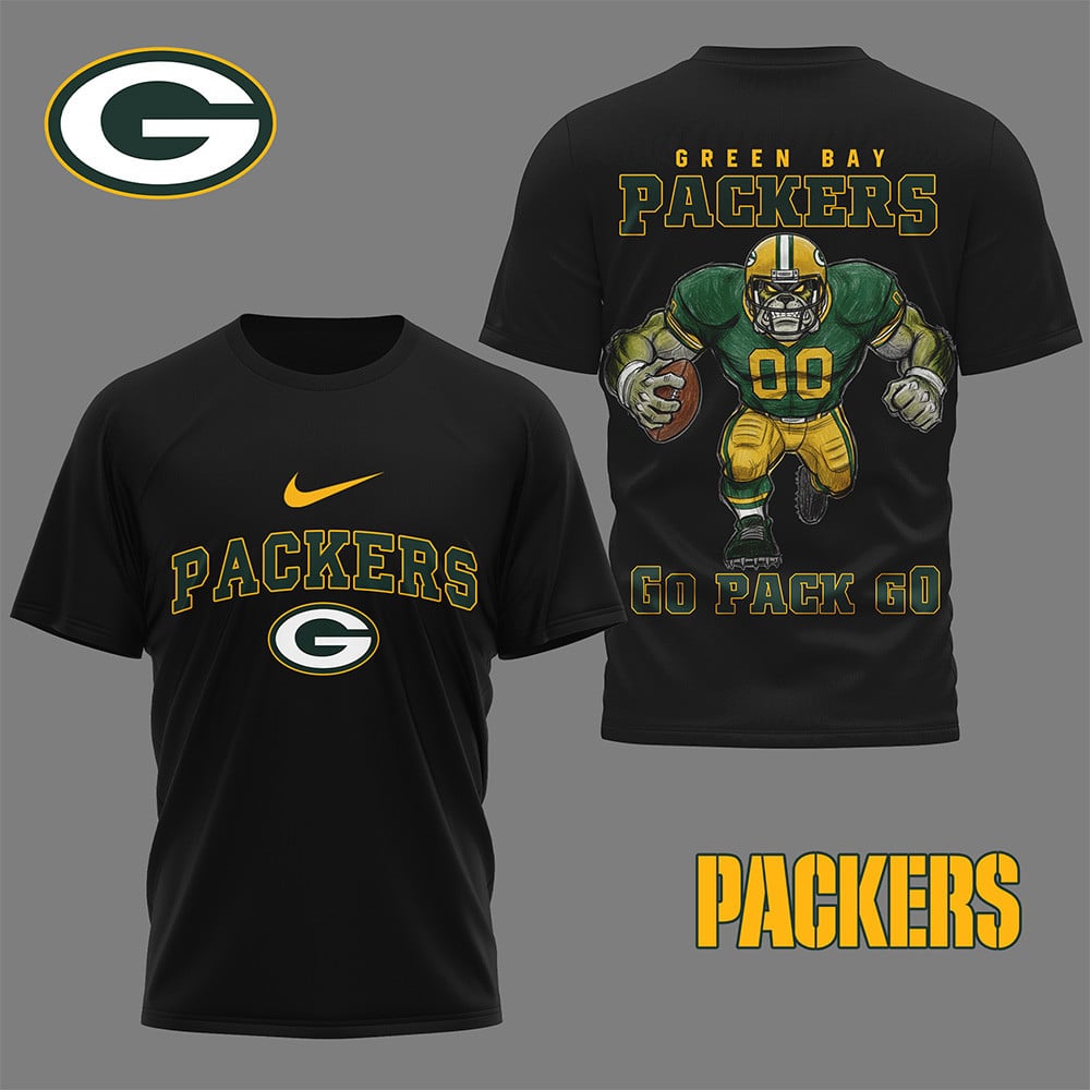 LIMITED EDITION - NEW CUSTOMIZED NFL08 GBP GREEN BAY PACKERS NATION GEAR 3D SHIRT