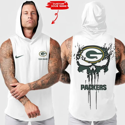 LIMITED EDITION - NEW CUSTOMIZED HOODED NFL08 GBP GREEN BAY PACKERS TANK TOP