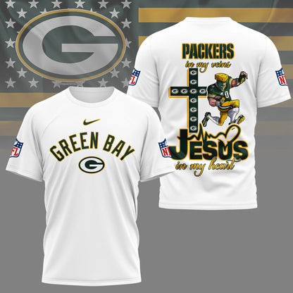 LIMITED EDITION - NEW CUSTOMIZED NFL08 GBP GREEN BAY PACKERS T-SHIRT | MULTIPLE COLORS AVAILABLE
