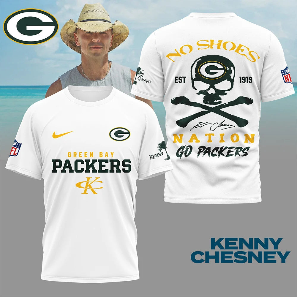 LIMITED EDITION - NEW CUSTOMIZED NFL08 GBP GREEN BAY PACKERS T-SHIRT | MULTIPLE COLORS AVAILABLE