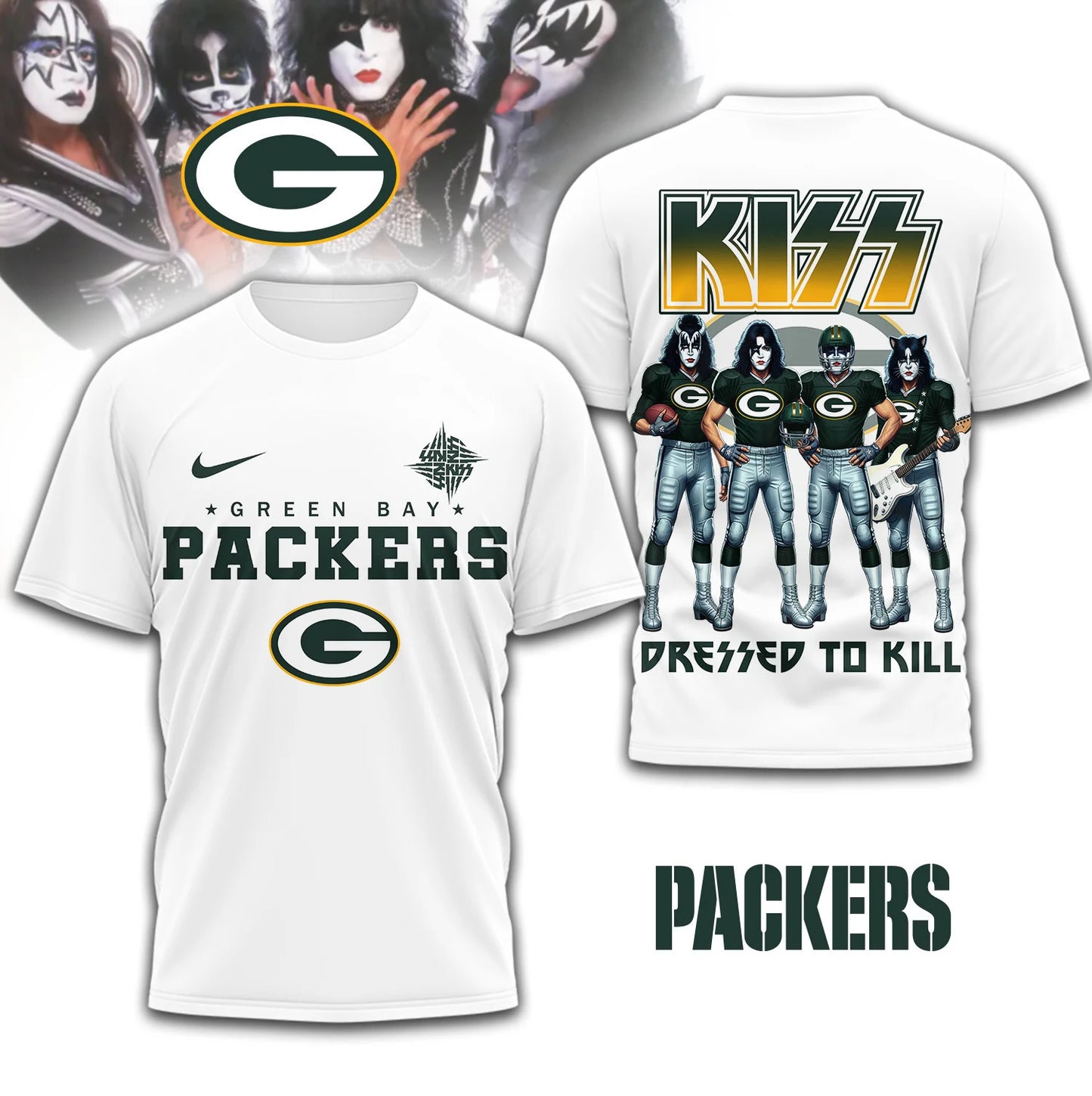 LIMITED EDITION - NEW CUSTOMIZED NFL08 GBP GREEN BAY PACKERS T-SHIRT | MULTIPLE COLORS AVAILABLE