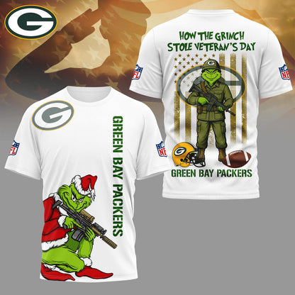 LIMITED EDITION - NEW CUSTOMIZED NFL08 GBP GREEN BAY PACKERS 3D SHIRT