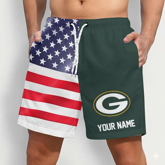 LIMITED EDITION - NEW PREMIUM NFL08 GBP GREEN BAY PACKERS SHORT PANTS