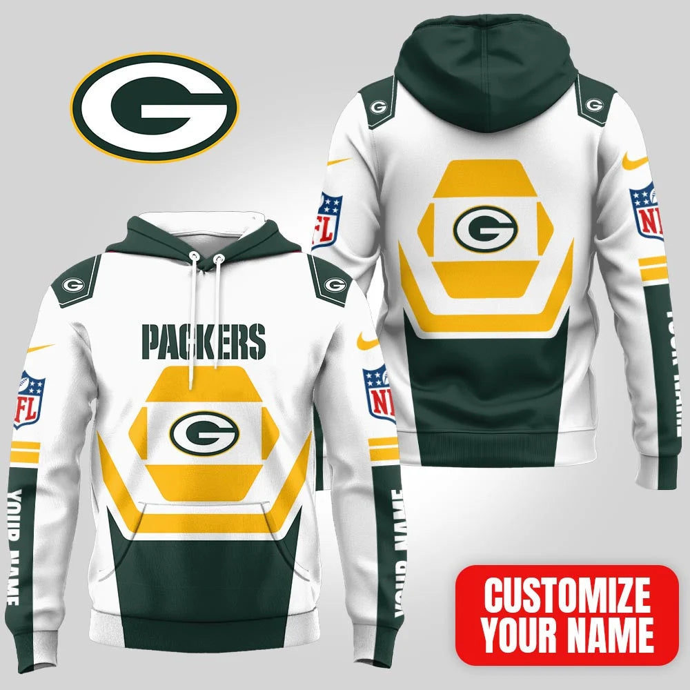 LIMITED EDITION - NEW CUSTOMIZED NFL08 GBP GREEN BAY PACKERS UNISEX T-SHIRT, POLO, HOODIE & JACKETS