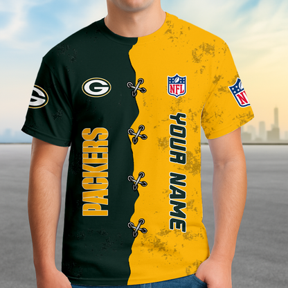 LIMITED EDITION - NEW CUSTOMIZED NFL08 GBP GREEN BAY PACKERS UNISEX T-SHIRT, POLO, HOODIE & JACKETS