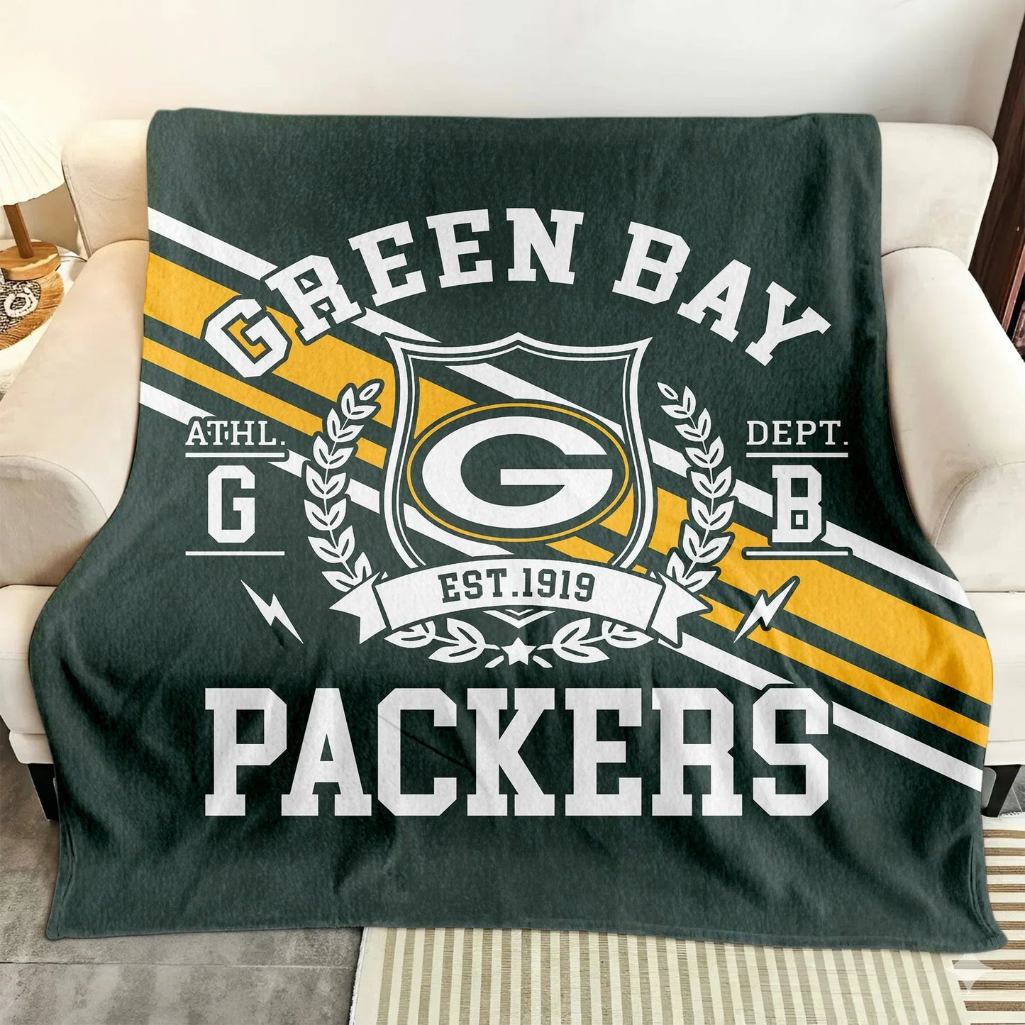 LIMITED EDITION - NEW CUSTOMIZED NFL08 GBP GREEN BAY PACKERS NORMAL & FLEECE BLANKET