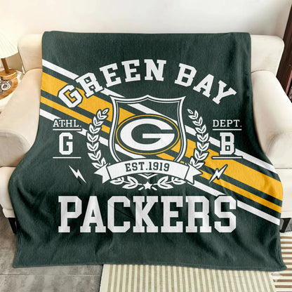 LIMITED EDITION - NEW CUSTOMIZED NFL08 GBP GREEN BAY PACKERS NORMAL & FLEECE BLANKET