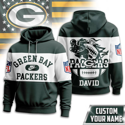 LIMITED EDITION - NEW CUSTOMIZED NFL08 GBP GREEN BAY PACKERS T-SHIRT, HOODIE, ZIP HOODIE