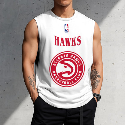 LIMITED EDITION - NEW CUSTOMIZED NBA17 AHA ATLANTA HAWKS TANKTOP & GYM SHIRT