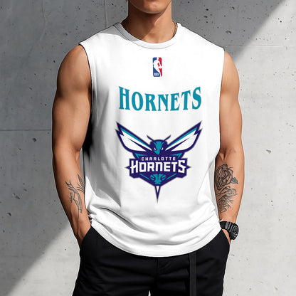 LIMITED EDITION - NEW CUSTOMIZED NBA27 CHO CHARLOTTE HORNETS TANKTOP & GYM SHIRT