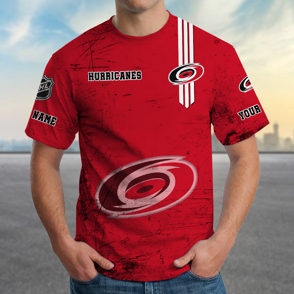 LIMITED EDITION - NEW CUSTOMIZED NHL07 CLH CAROLINA HURRICANES T-SHIRT FOR FANS