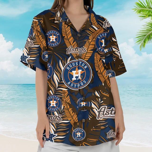LIMITED EDITION - NEW CUSTOMIZED MLB10 HAS HOUSTON ASTROS UNISEX HAWAIIAN SHIRT