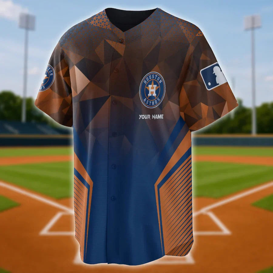 LIMITED EDITION - NEW CUSTOMIZED MLB10 HAS HOUSTON ASTROS BASEBALL JERSEY