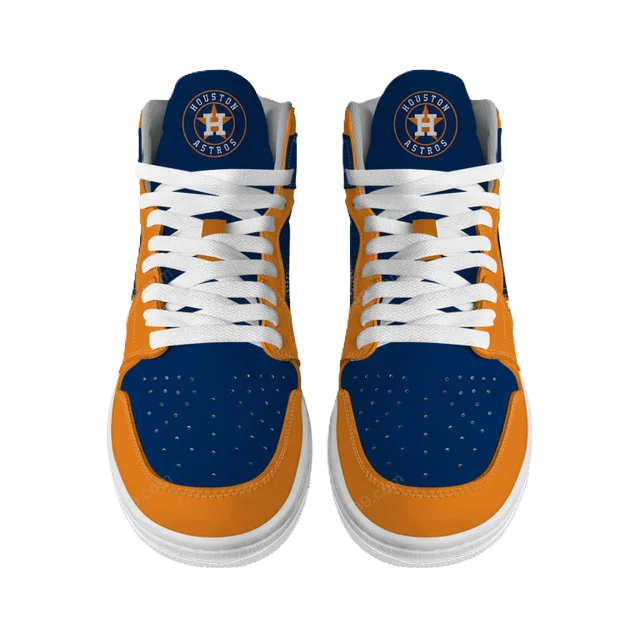 LIMITED EDITION - NEW CUSTOMIZED MLB10 HT ASTROS AIR JORDAN SNEAKERS