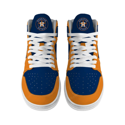 LIMITED EDITION - NEW CUSTOMIZED MLB10 HT ASTROS AIR JORDAN SNEAKERS