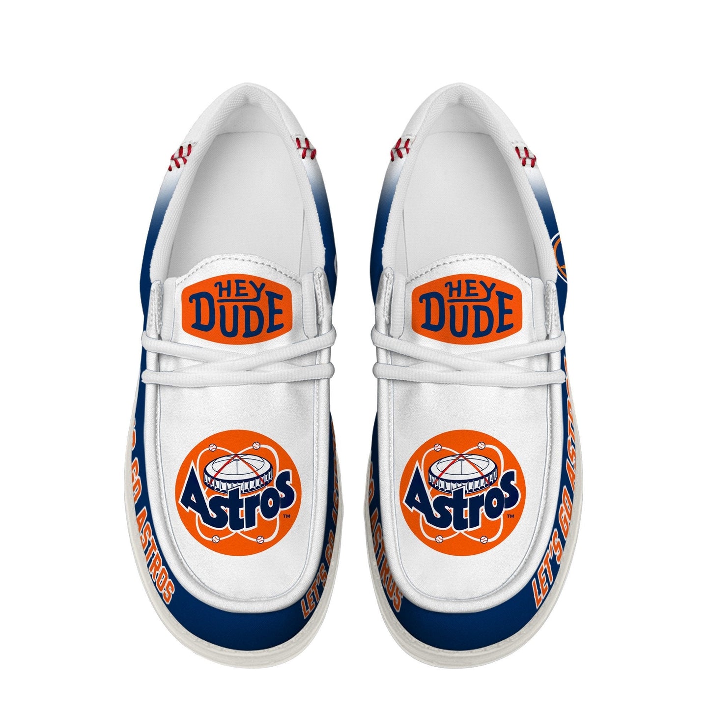 LIMITED EDITION - NEW CUSTOMIZED MLB10 HAS HOUSTON ASTROS LOAFER SHOES