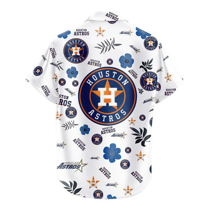 LIMITED EDITION - NEW CUSTOMIZED MLB10 HAS HOUSTON ASTROS UNISEX HAWAIIAN SHIRT & SHORTS SET