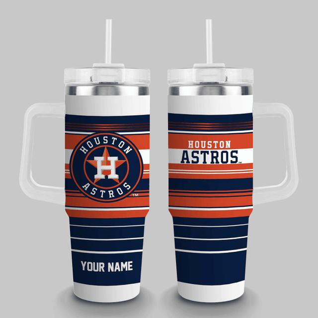 LIMITED EDITION - NEW CUSTOMIZED MLB10 HT ASTROS TUMBLER CUP