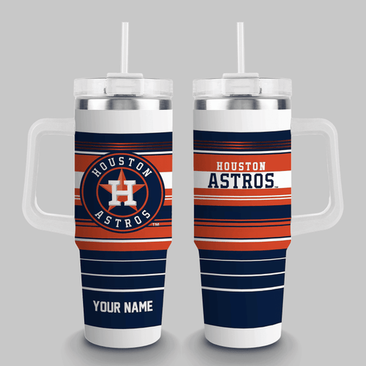 LIMITED EDITION - NEW CUSTOMIZED MLB10 HT ASTROS TUMBLER CUP