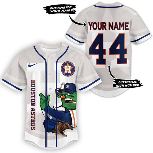 LIMITED EDITION - NEW CUSTOMIZED MLB10 HAS HOUSTON ASTROS BASEBALL JERSEY