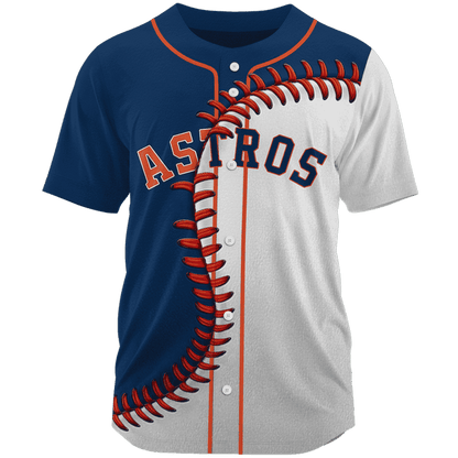 LIMITED EDITION - NEW CUSTOMIZED MLB10 HAS HOUSTON ASTROS BASEBALL JERSEY
