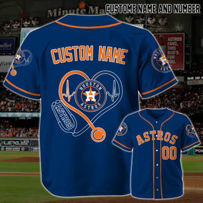 LIMITED EDITION - NEW CUSTOMIZED MLB10 HT ASTROS BASEBALL JERSEY