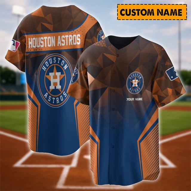 LIMITED EDITION - NEW CUSTOMIZED MLB10 HAS HOUSTON ASTROS BASEBALL JERSEY