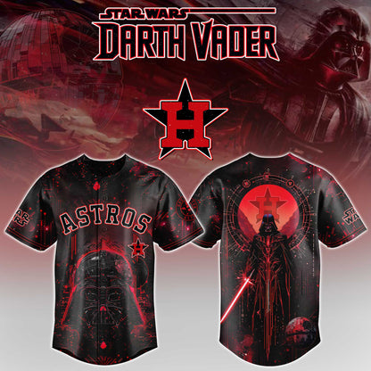 LIMITED EDITION - NEW CUSTOMIZED MLB10 HAS HOUSTON ASTROS x STAR WARS BASEBALL JERSEY
