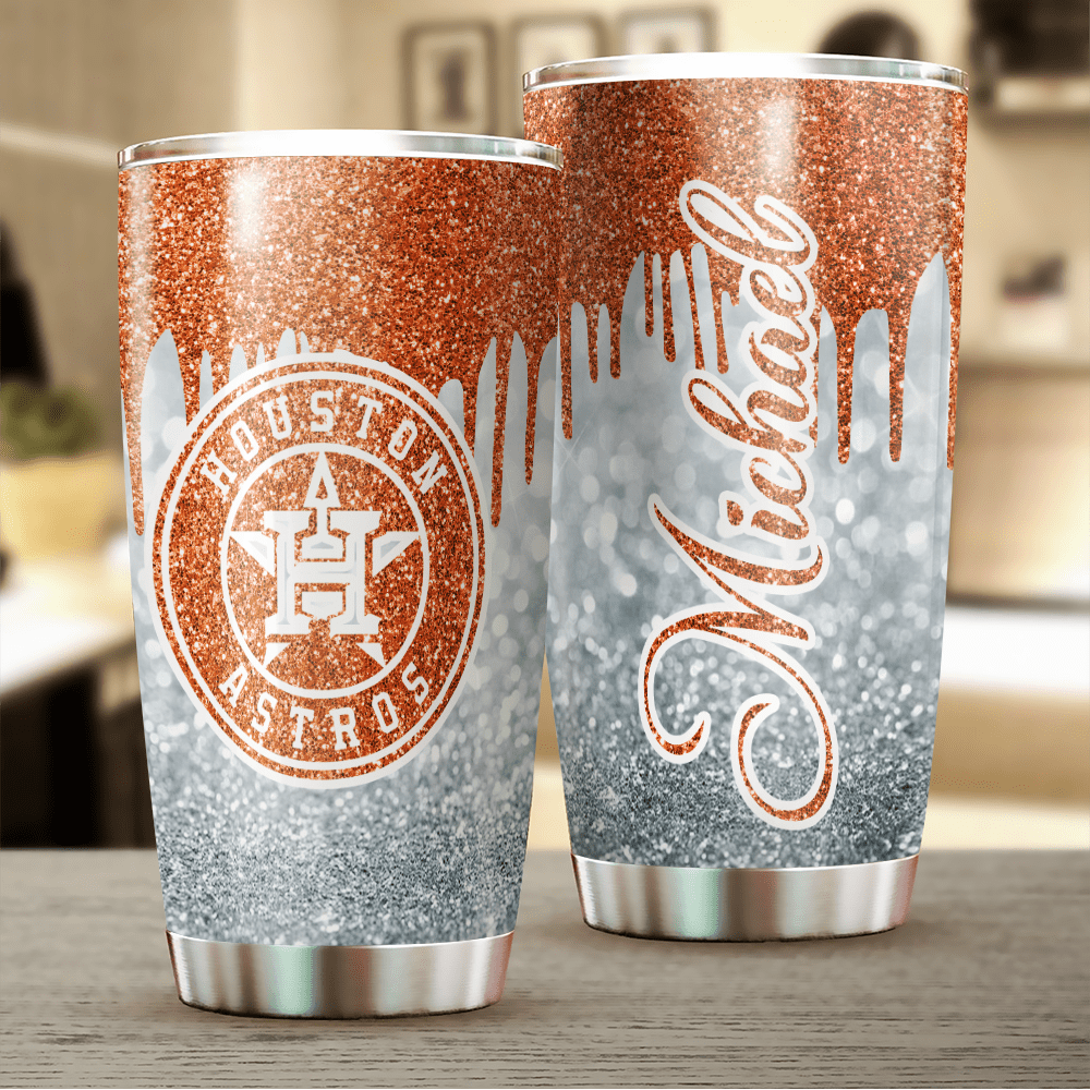 LIMITED EDITION - NEW CUSTOMIZED MLB10 HT ASTROS TUMBLER CUP