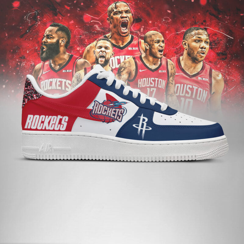 [HOT DEAL] NEW CUSTOMIZED NBA07 HRO HOUSTON ROCKETS AF1 SHOES