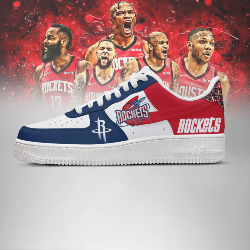 [HOT DEAL] NEW CUSTOMIZED NBA07 HRO HOUSTON ROCKETS AF1 SHOES