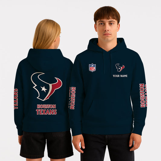 LIMITED EDITION - NEW CUSTOMIZED NFL15 HTT HOUSTON TEXANS UNISEX HOODIE