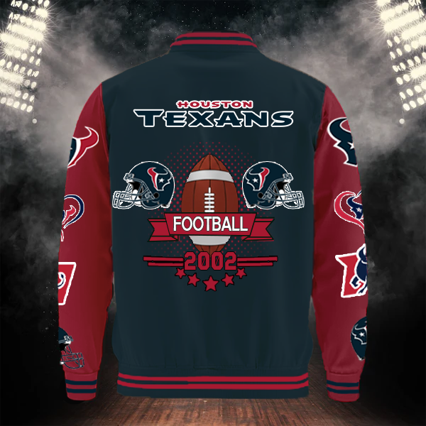 LIMITED EDITION - NEW CUSTOMIZED NFL15 HTT HOUSTON TEXANS BASEBALL JACKET