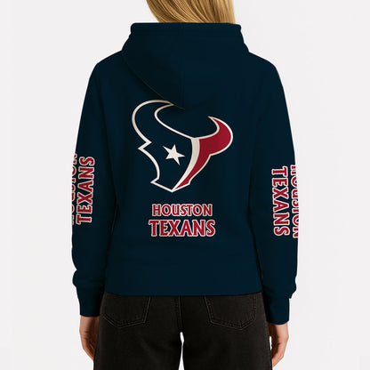 LIMITED EDITION - NEW CUSTOMIZED NFL15 HTT HOUSTON TEXANS UNISEX HOODIE