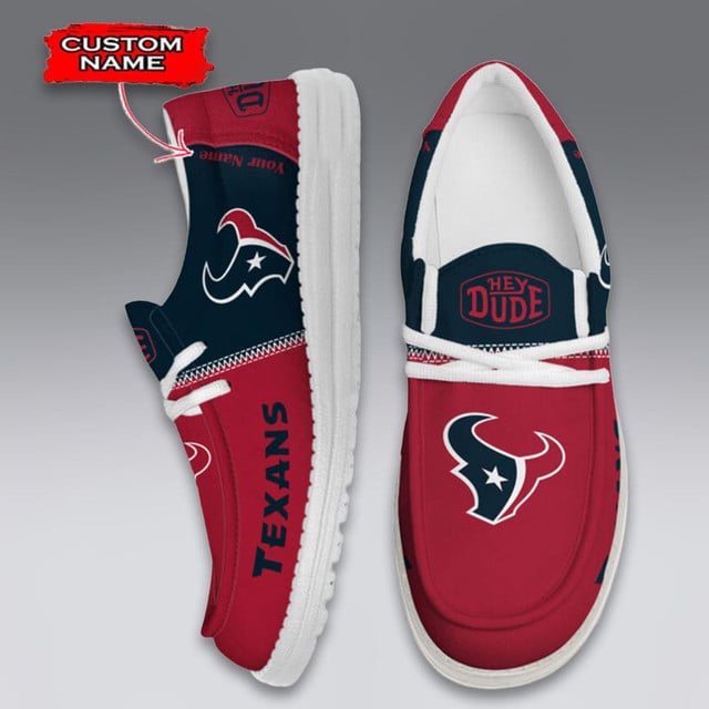 LIMITED EDITION - NEW CUSTOMIZED NFL15 HTT HOUSTON TEXANS LOAFER SHOES