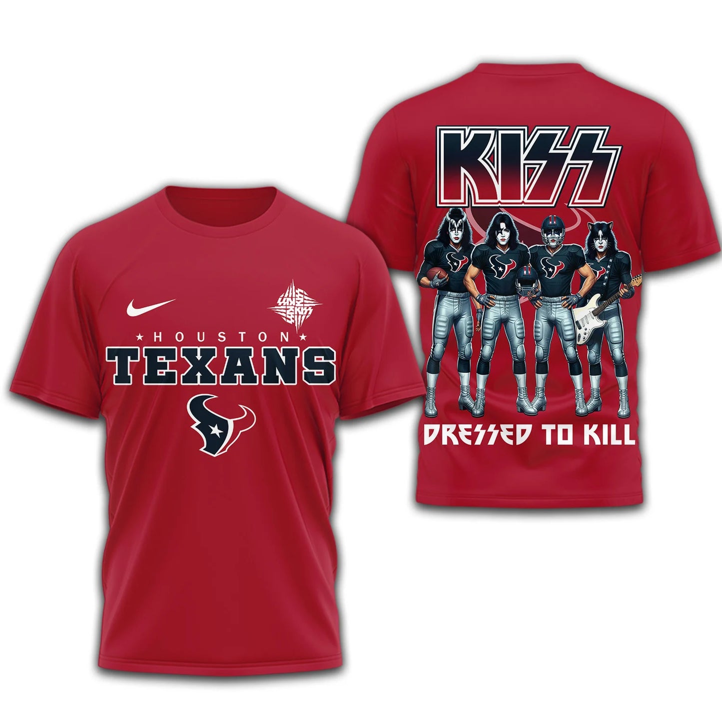 LIMITED EDITION - NEW CUSTOMIZED NFL15 HTT HOUSTON TEXANS T-SHIRT | MULTIPLE COLORS AVAILABLE