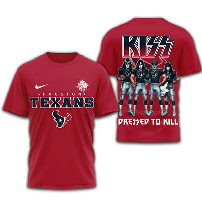 LIMITED EDITION - NEW CUSTOMIZED NFL15 HTT HOUSTON TEXANS T-SHIRT | MULTIPLE COLORS AVAILABLE