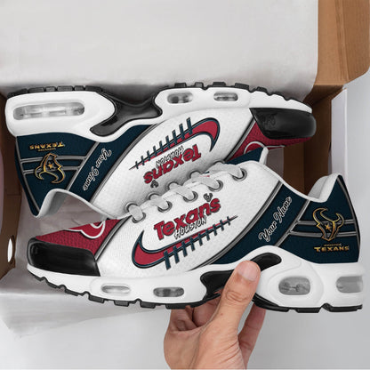 LIMITED EDITION - NEW CUSTOMIZED NFL15 HTT HOUSTON TEXANS UNISEX AIR MAX PLUS SNEAKERS