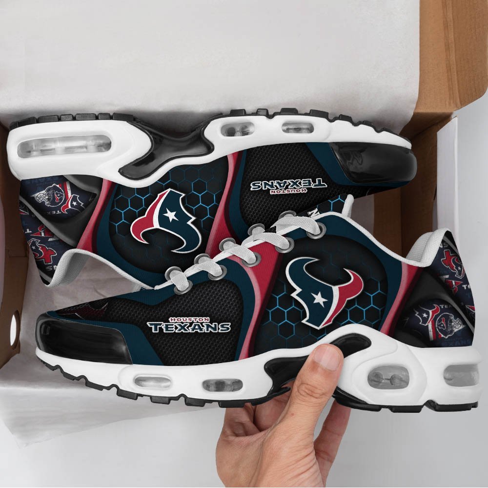 LIMITED EDITION - NEW CUSTOMIZED NFL15 HTT HOUSTON TEXANS UNISEX AIR MAX PLUS SNEAKERS