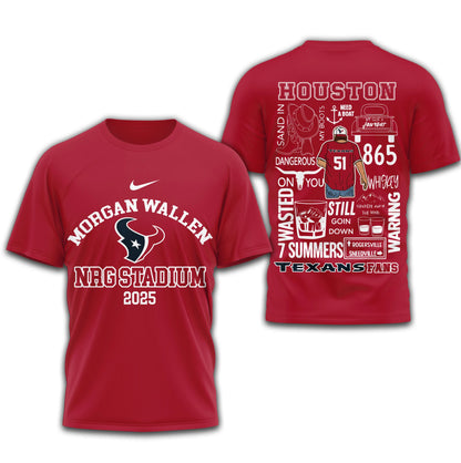 LIMITED EDITION - NEW CUSTOMIZED NFL15 HTT HOUSTON TEXANS T-SHIRT | MULTIPLE COLORS AVAILABLE
