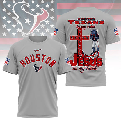 LIMITED EDITION - NEW CUSTOMIZED NFL15 HTT HOUSTON TEXANS T-SHIRT | MULTIPLE COLORS AVAILABLE