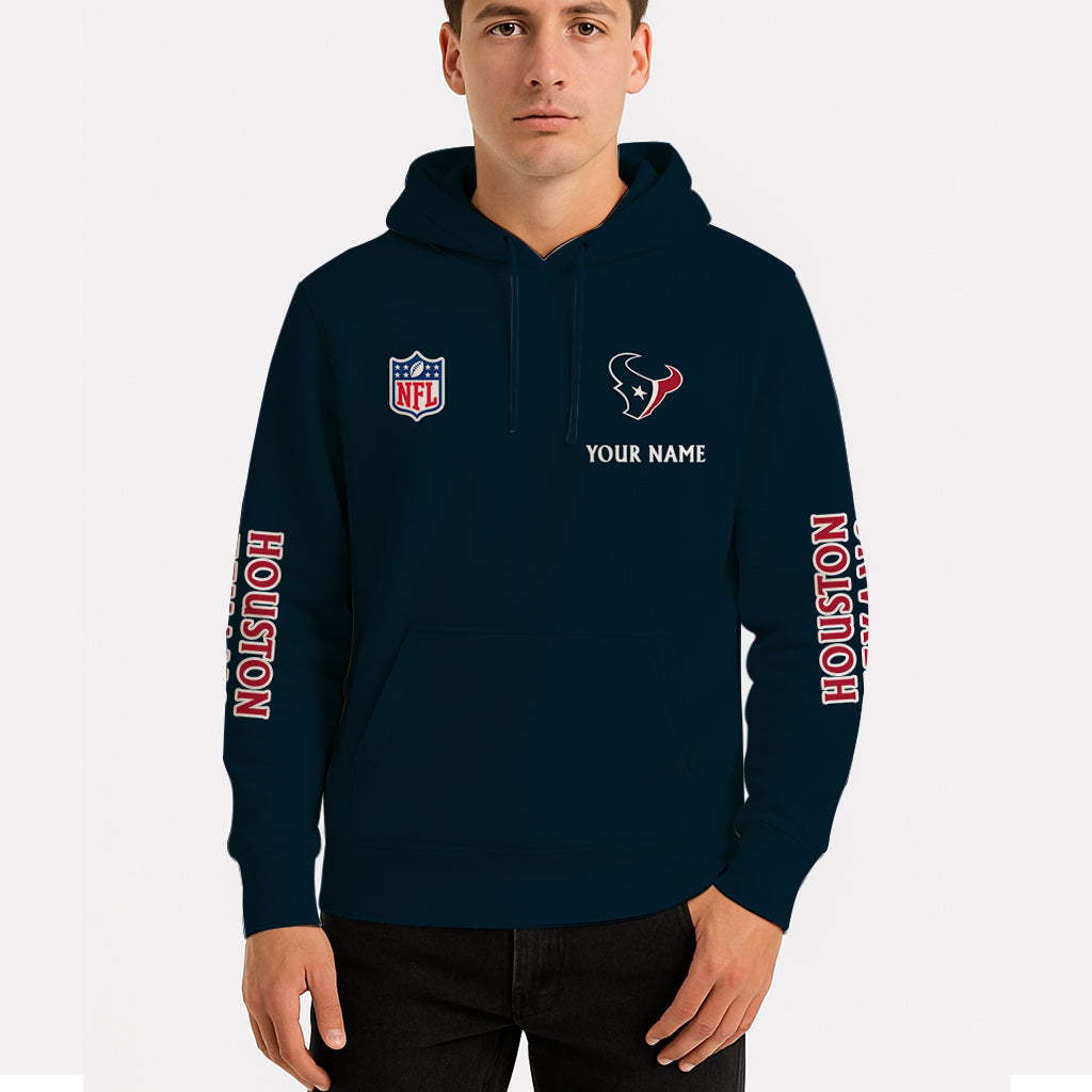 LIMITED EDITION - NEW CUSTOMIZED NFL15 HTT HOUSTON TEXANS UNISEX HOODIE