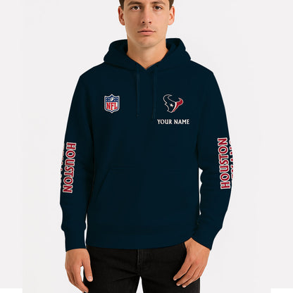 LIMITED EDITION - NEW CUSTOMIZED NFL15 HTT HOUSTON TEXANS UNISEX HOODIE