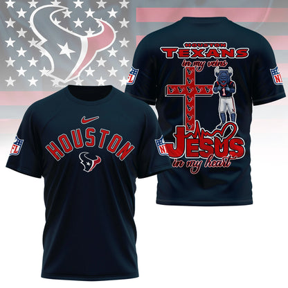 LIMITED EDITION - NEW CUSTOMIZED NFL15 HTT HOUSTON TEXANS T-SHIRT | MULTIPLE COLORS AVAILABLE