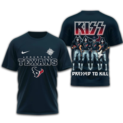 LIMITED EDITION - NEW CUSTOMIZED NFL15 HTT HOUSTON TEXANS T-SHIRT | MULTIPLE COLORS AVAILABLE