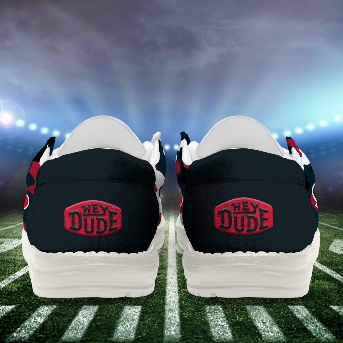 LIMITED EDITION - NEW CUSTOMIZED NFL15 HTT HOUSTON TEXANS LOAFER SHOES